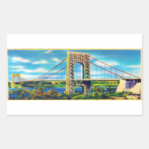 George-Washington-Brücke, New York City Rechteckiger Aufkleber