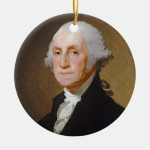 George Washington, c.1821 (Öl auf Leinwand) Keramik Ornament