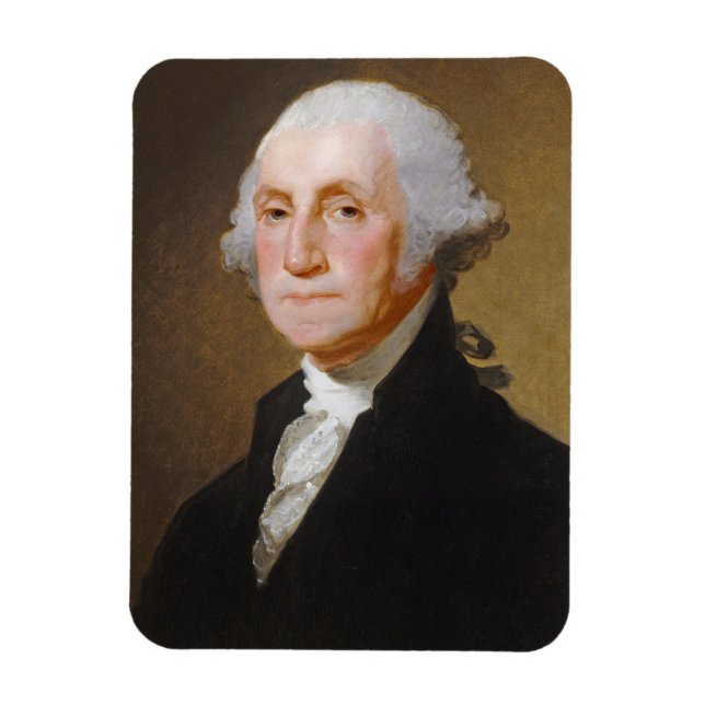 George Washington, c.1821 (Öl auf Leinwand) Magnet (Vertikal)