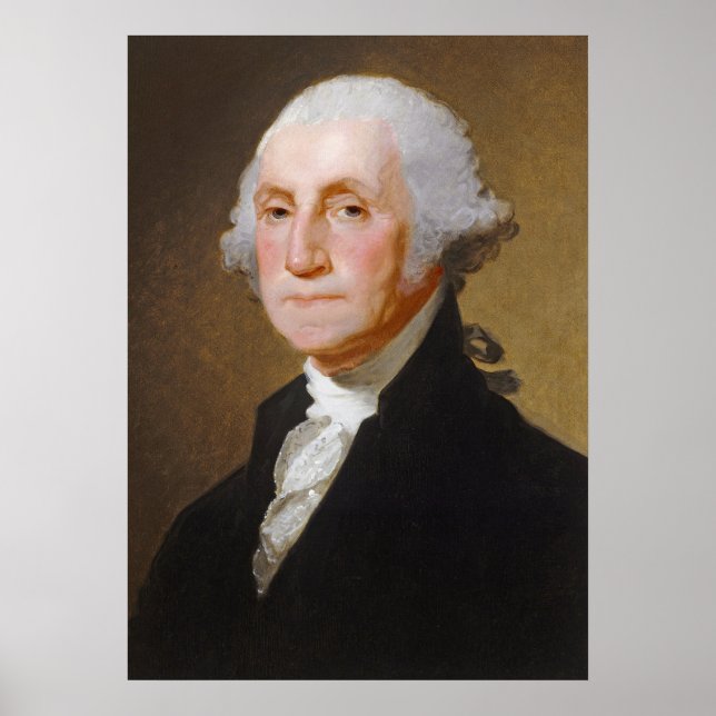 George Washington, c.1821 (Öl auf Leinwand) Poster (Vorne)