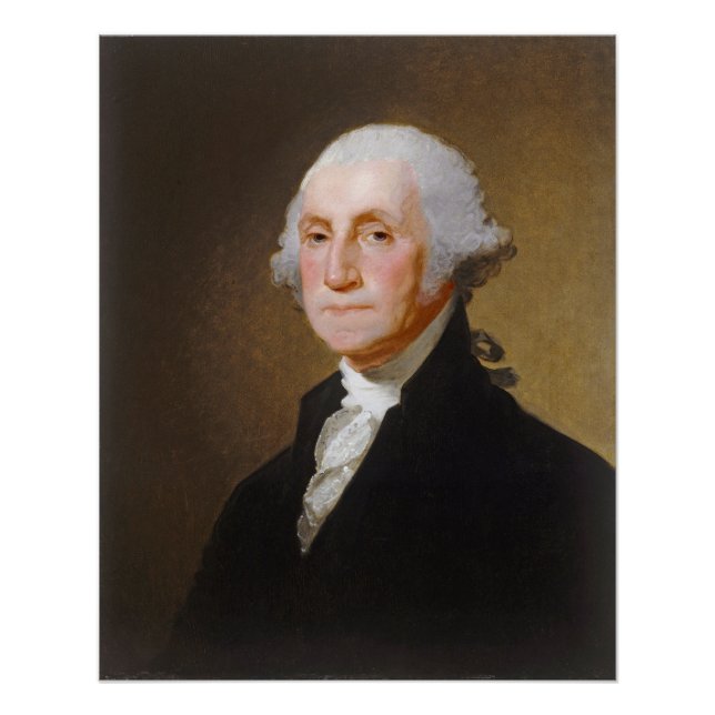George Washington, c.1821 (Öl auf Leinwand) Poster (Vorderseite)
