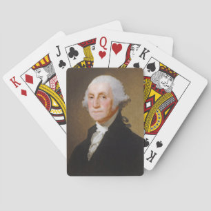 George Washington, c.1821 (Öl auf Leinwand) Spielkarten