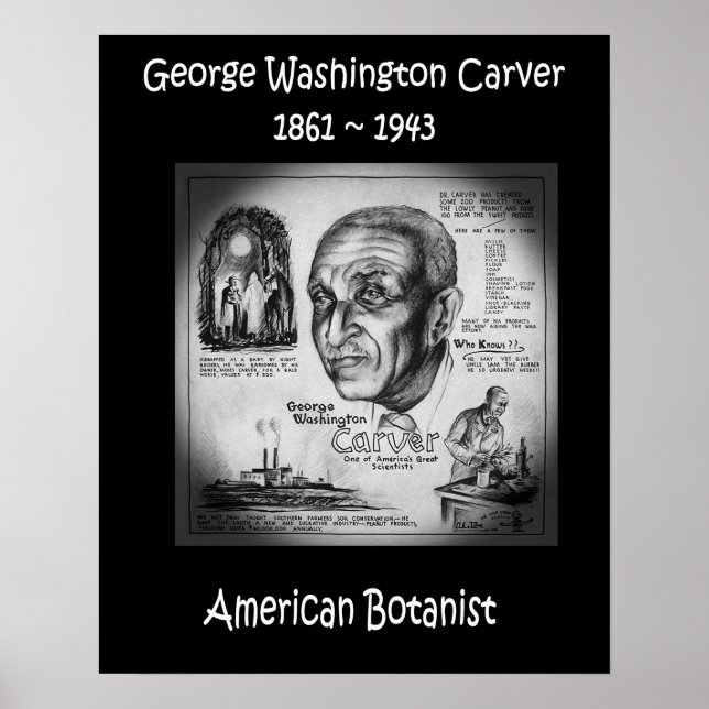 George Washington Carver ~ Botanist & Inventor ~ Poster (Vorne)