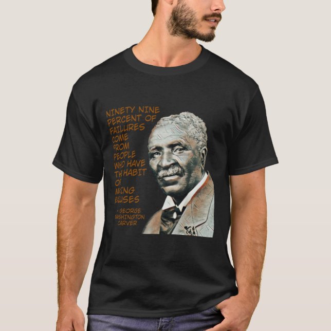 George Washington Carver - neunzig Prozent T-Shirt (Vorderseite)