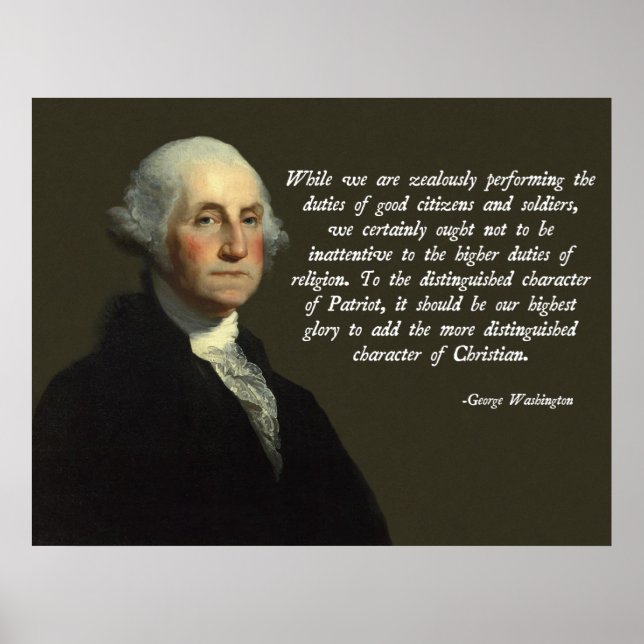 George Washington Christlich Poster (Vorne)