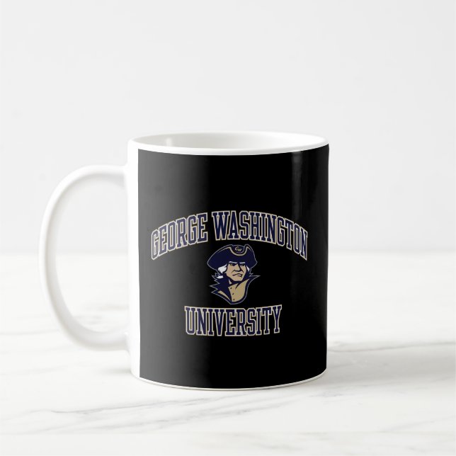 George Washington Colonials Arch über Heather Gray Kaffeetasse (Links)