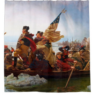 George Washington Crossing des Delaware Duschvorhang