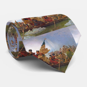 George Washington, der das Delaware kreuzt Krawatte