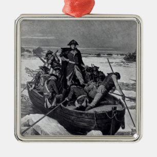 George Washington, der den Delaware River kreuzt Ornament Aus Metall
