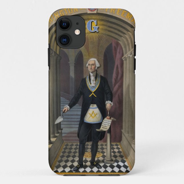 George Washington, der Maurer Case-Mate iPhone Hülle (Rückseite)