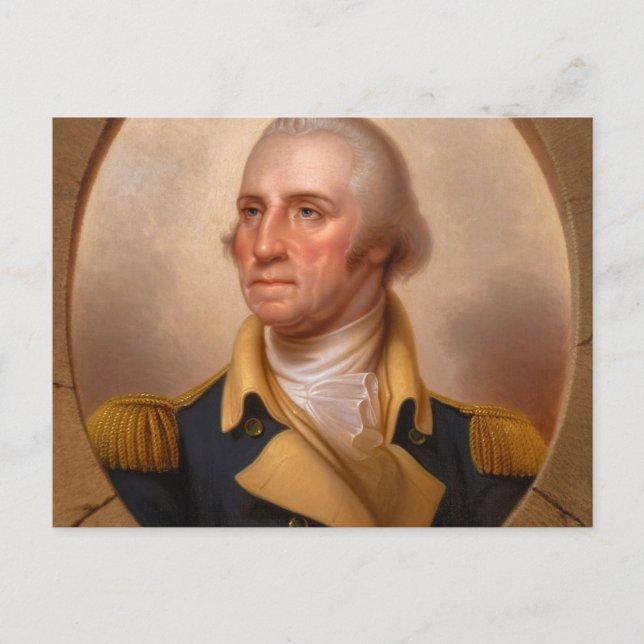 George Washington, der Standard National Likeness Postkarte (Vorderseite)