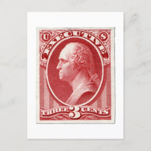 George Washington Drei Cent US-Postkartenporto Postkarte