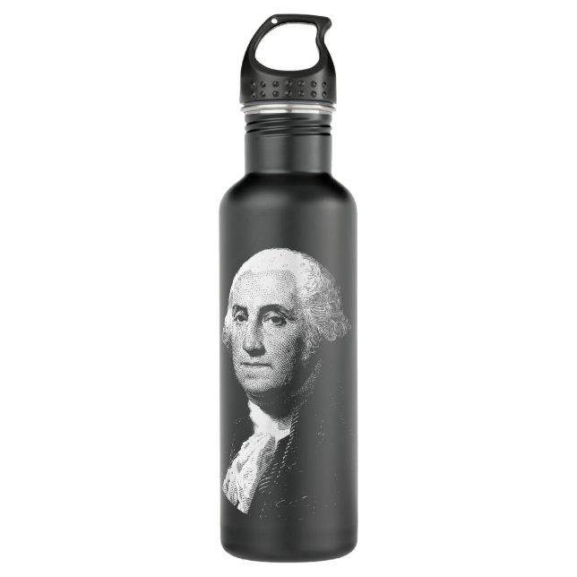 George Washington Edelstahlflasche (Vorderseite)