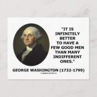 George Washington ein paar gute Männer Zitat