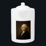 George Washington Erster amerikanischer Präsident<br><div class="desc">George Washington Erster amerikanischer Präsident von Stuart. Am 30. April 1789 übernahm George Washington, stehend auf dem Balkon der Bundesstaatlichen Halle an der Wall Street in New York, seinen Amtseid als erster Präsident der Vereinigten Staaten. "Als Erstes wird in unserer Situation dazu dienen, einen Präzedenzfall zu schaffen", schrieb er James...</div>