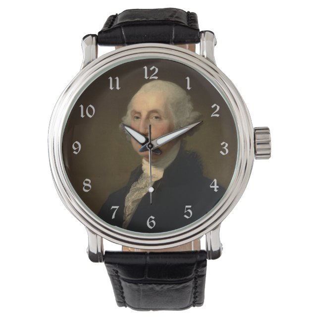 George Washington Erster amerikanischer Präsident  Armbanduhr (Vorderseite)