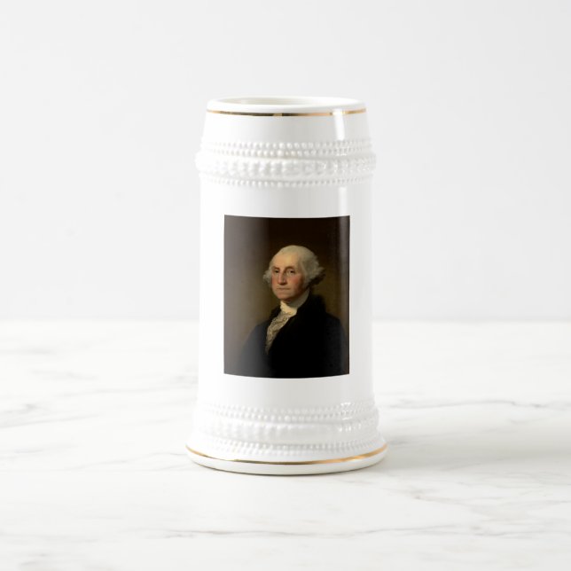 George Washington Erster amerikanischer Präsident  Bierglas (Mittel)