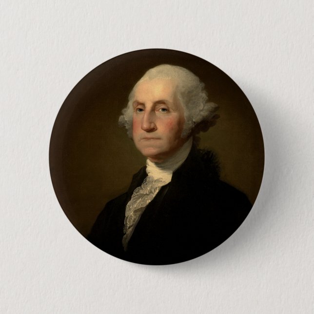 George Washington Erster amerikanischer Präsident  Button (Vorderseite)