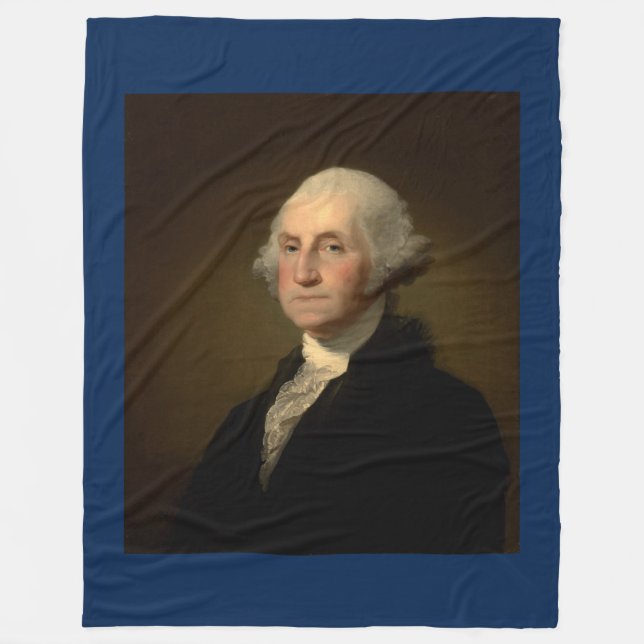 George Washington Erster amerikanischer Präsident  Fleecedecke (Vorderseite)