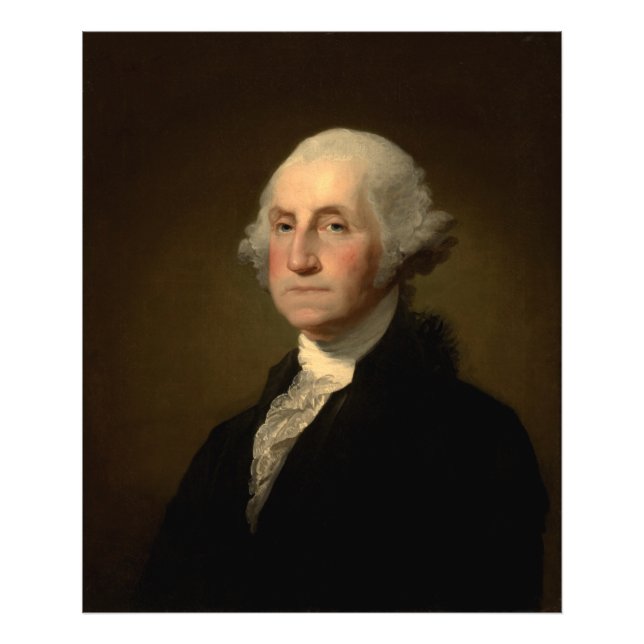 George Washington Erster amerikanischer Präsident  Fotodruck (Vorne)
