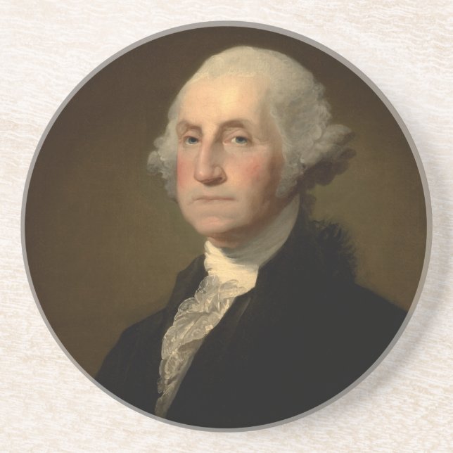 George Washington Erster amerikanischer Präsident  Getränkeuntersetzer (Vorne)