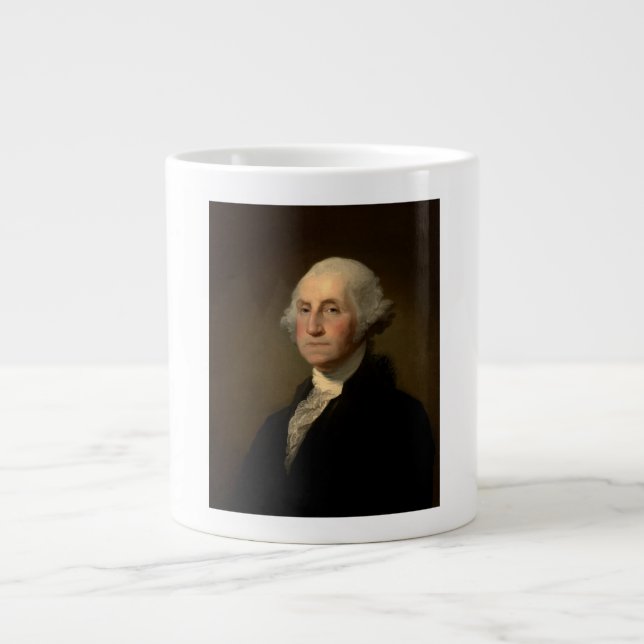 George Washington Erster amerikanischer Präsident  Jumbo-Tasse (Vorderseite)
