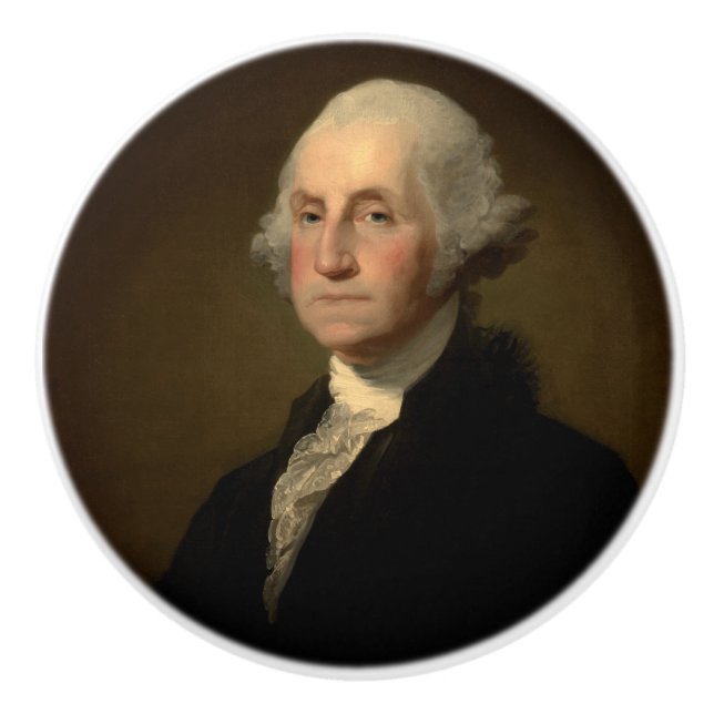 George Washington Erster amerikanischer Präsident  Keramikknauf (Vorderseite)