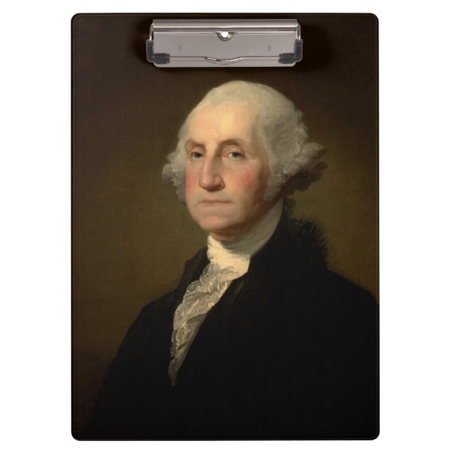 George Washington Erster amerikanischer Präsident  Klemmbrett (Vorderseite)