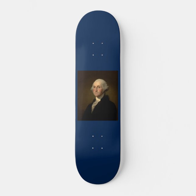 George Washington Erster amerikanischer Präsident  Skateboard (Vorderseite)