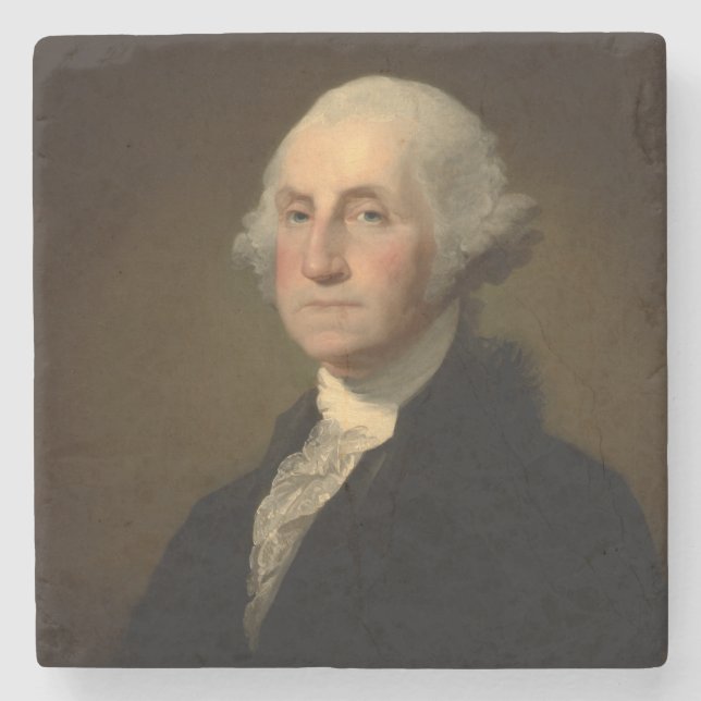George Washington Erster amerikanischer Präsident  Steinuntersetzer (Vorderseite)