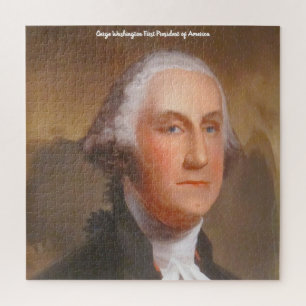 George Washington Erster Präsident Amerikas. Puzzle