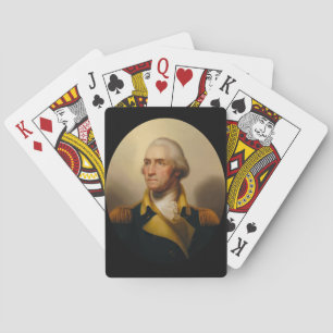 George Washington, Erster US-Präsident Spielkarten
