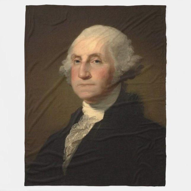 GEORGE WASHINGTON FLEECEDECKE (Vorderseite)