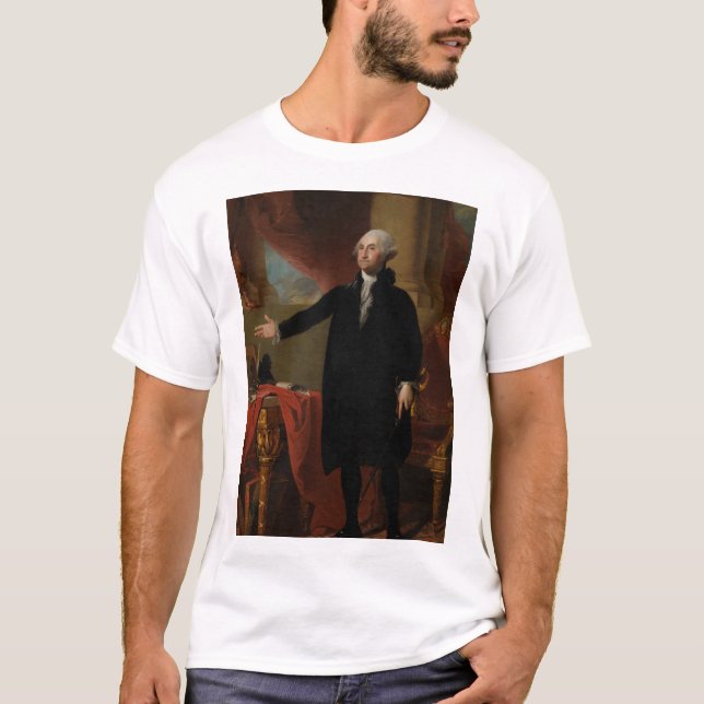 George Washington - Gilbert Stuart (1797) T-Shirt (Vorderseite)