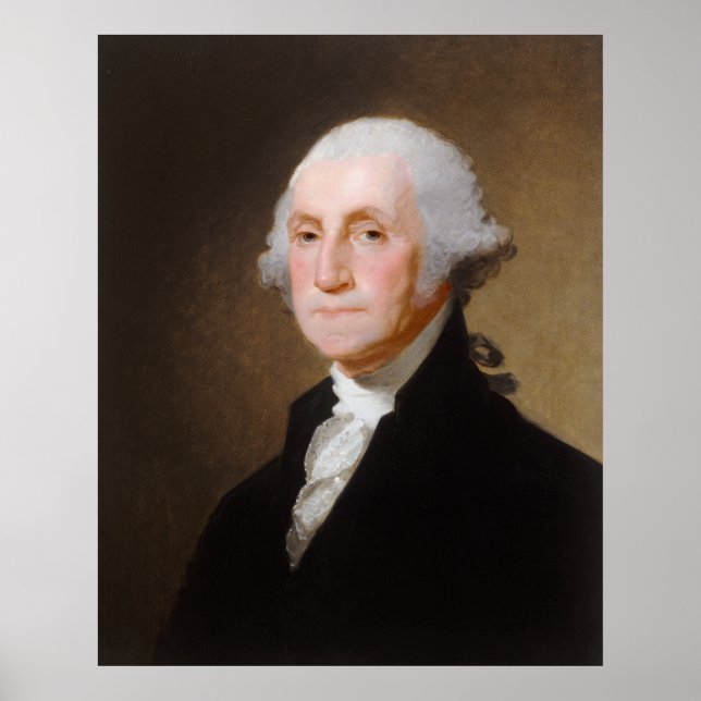 George Washington - Gilbert Stuart Fine Art Poster (Vorne)