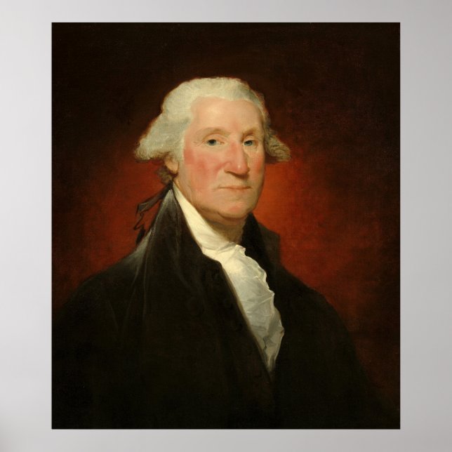 George Washington - Gilbert Stuart Fine Art Poster (Vorne)