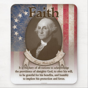 George Washington - Glaube Mousepad