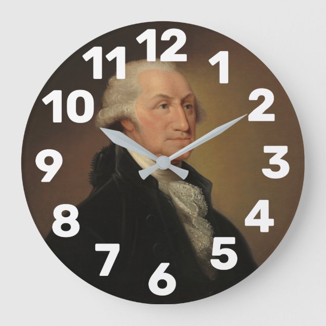 George Washington Große Wanduhr (Vorderseite)