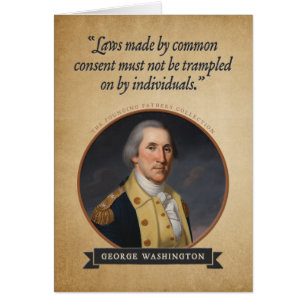 George Washington Gründungsväter Birthday Card