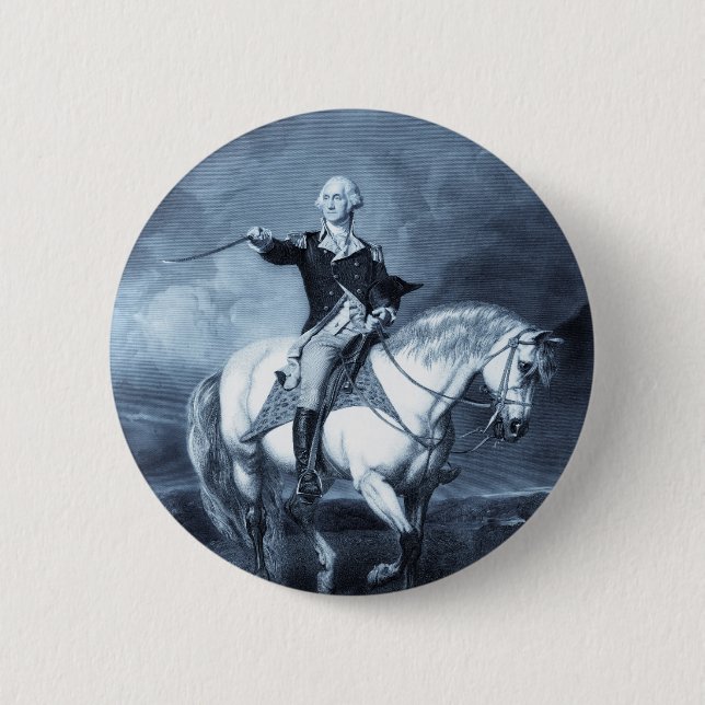 George-Washington-Gruß-Knopf Button (Vorderseite)