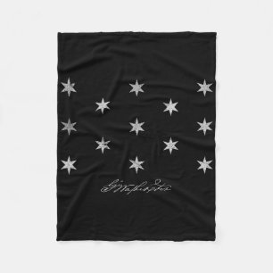 George Washington Hauptquartier Flagge Unabhängigk Fleecedecke