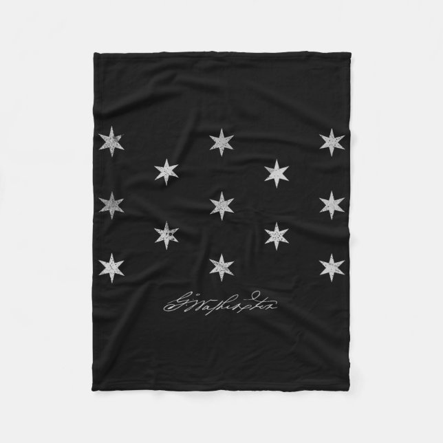 George Washington Headquarter Flag Independence Da Fleecedecke (Vorderseite)