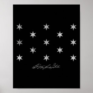 George Washington Headquarter Flag Independence Da Poster