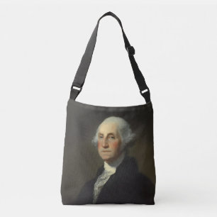 George Washington Historic Portrait Tragetaschen Mit Langen Trägern