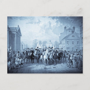 George Washington in New York Postkarten