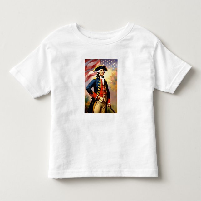 George Washington in war attire Kleinkind T-shirt (Vorderseite)