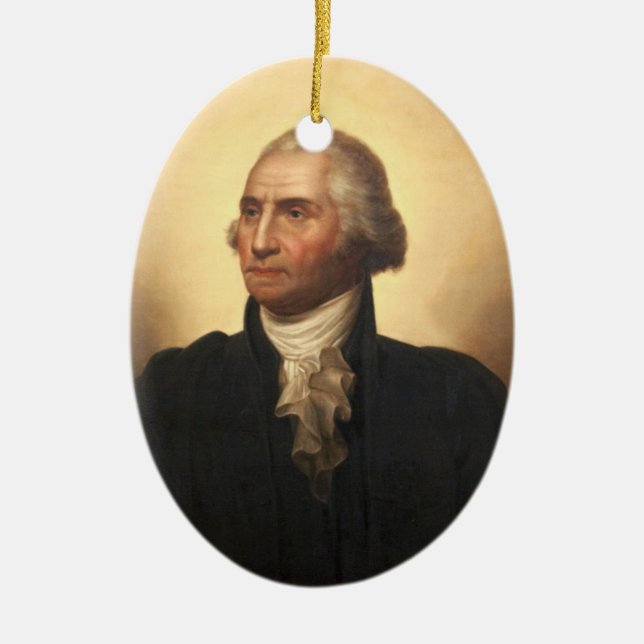 George Washington Keramik Ornament (Vorne)