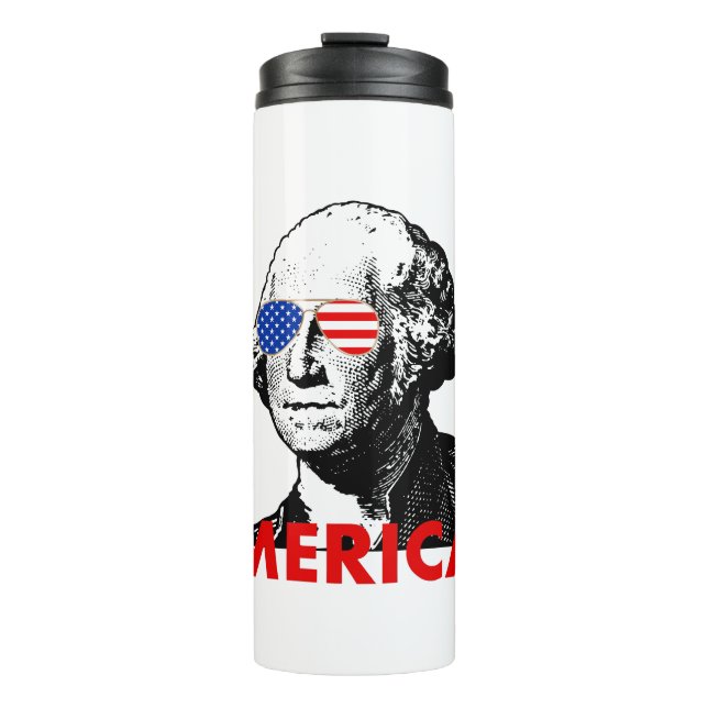 george washington merica thermosbecher (Vorderseite)