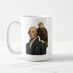 George Washington mit Weißkopfseeadler Kaffeetasse