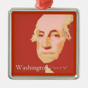 George Washington Ornament Aus Metall
